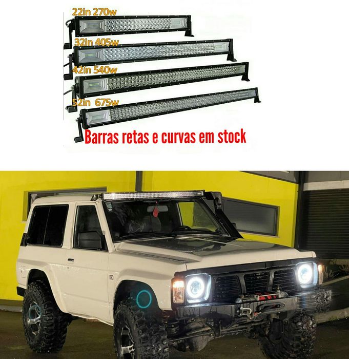 Ópticas led 7 polegadas