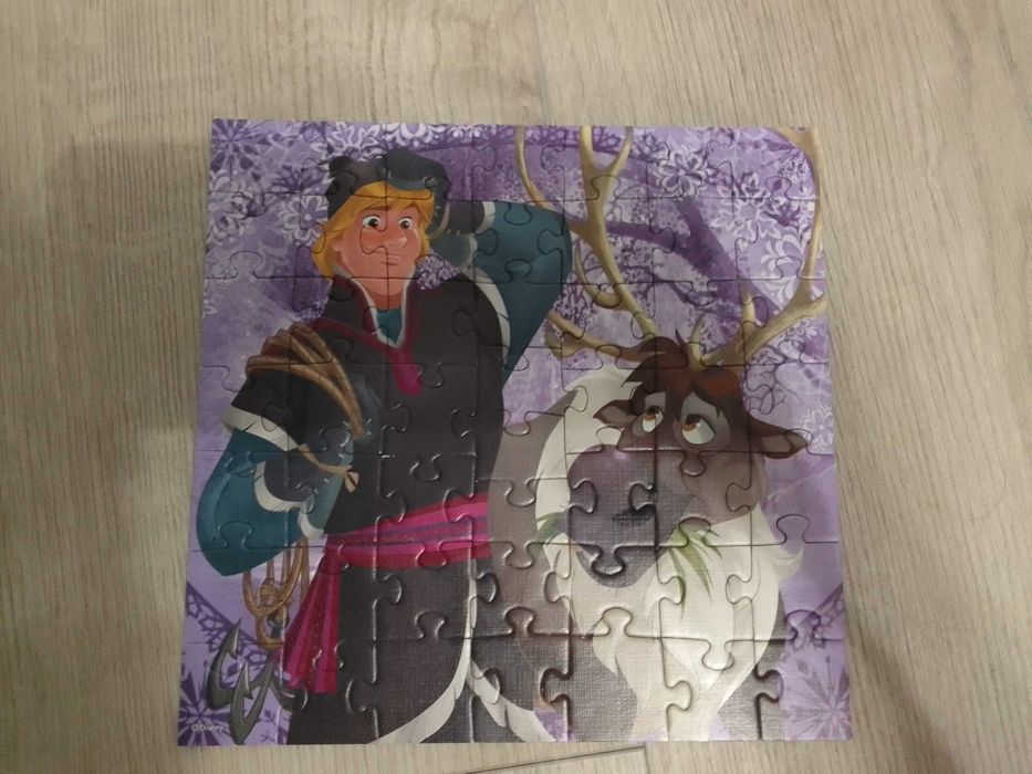 Puzzle 3 w 1 trefl kraina lodu