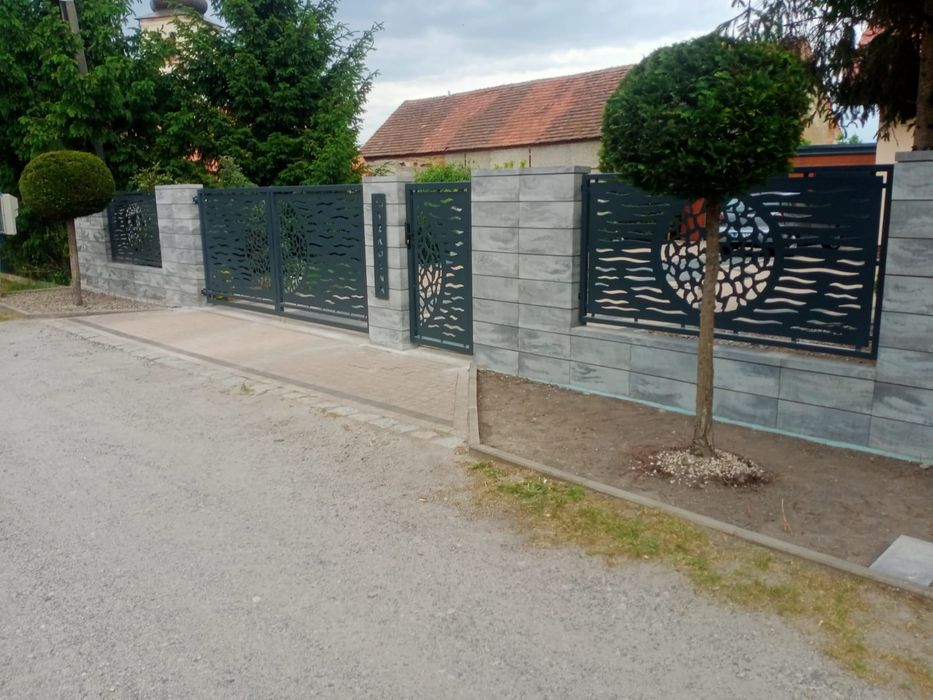 Brama przesuwna 5m. Brama  wjazdowa. Producent