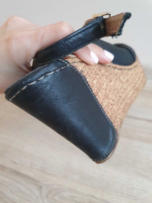 Sandały damskie na koturnie, Lasocki, rozm. 36
