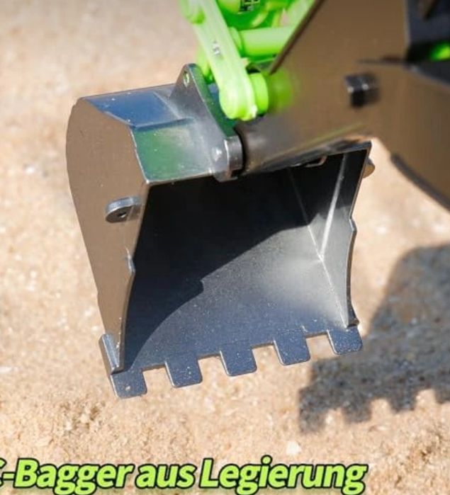 Koparka na gąsienicach zdalnie sterowana muzyka,swiatla, 2 akumulatory