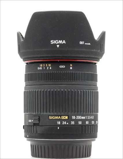 Sigma 18-200mm f/3.5-6.3 DC - Canon EF-S Fit