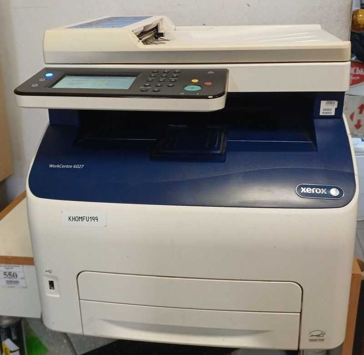 БФП Xerox WorkCwntre 6027 Лазерний КОЛЬОРОВИЙ Чудовий Стан