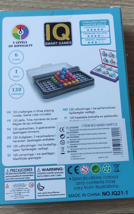 IQ FIT Pro Gra Planszowa Logiczna Układanka
