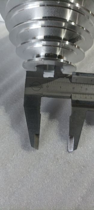 Polia alumínio maquina de furar