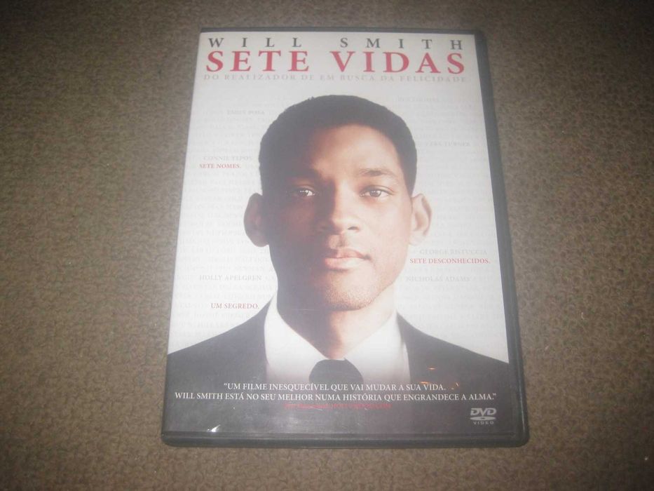 DVD "Sete Vidas" com Will Smith