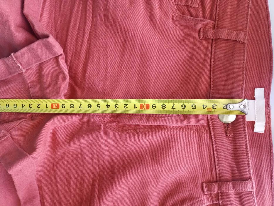 Szorty H&M 38 M krótkie spodenki ceglane jeansowe