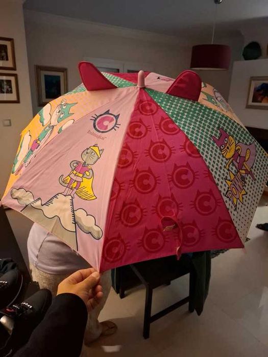 Chapeu de chuva menina