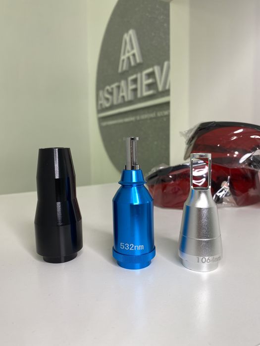 Насадка неодимовый лазер удаление тату карбоновый пилинг 532 1064 1320