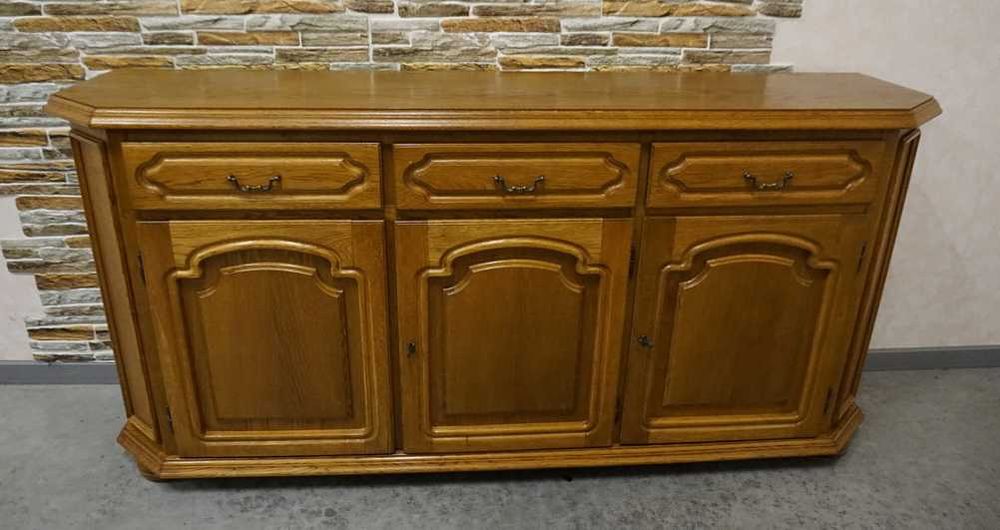 Komoda Dębowa 3 drzwiowa szer. 170 cm    P-1347