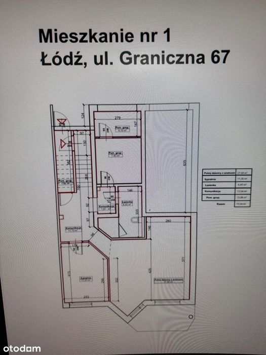 Mieszkanie z ogrodem w Łódź - Górna ul. Graniczna