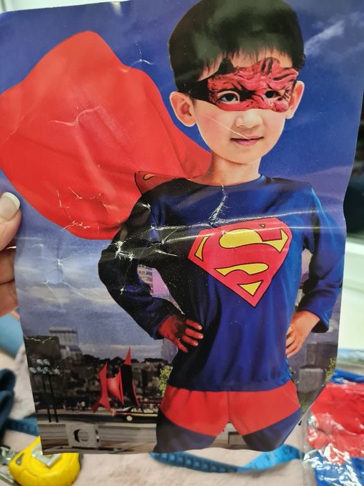 Kostium przebranie stroj 110/116 Superman