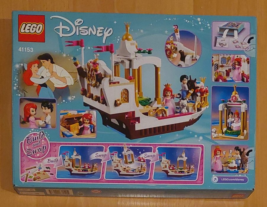 LEGO 43191 Barco Cerimónia Pequena Sereia