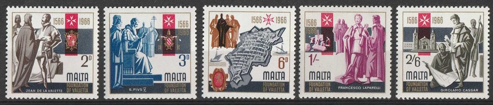 znaczki Malta - 1965 - La Valetta - czyste **