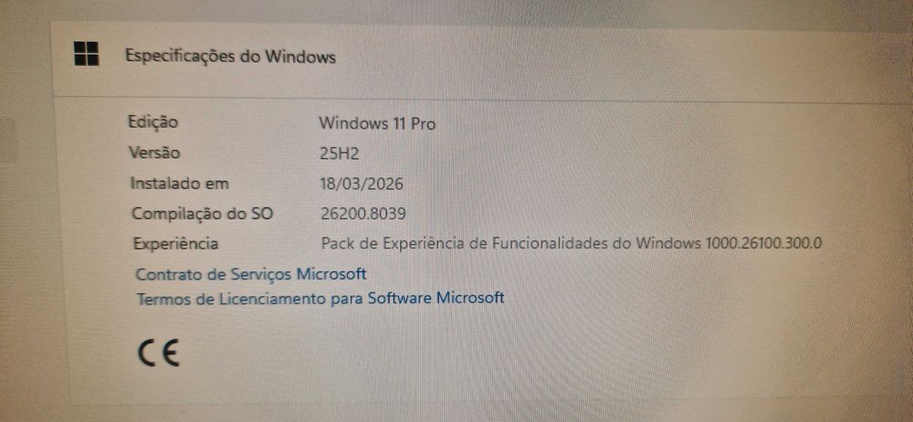 PC completo HP i5 9th SSd 256Gb ecrã 22" teclado rato