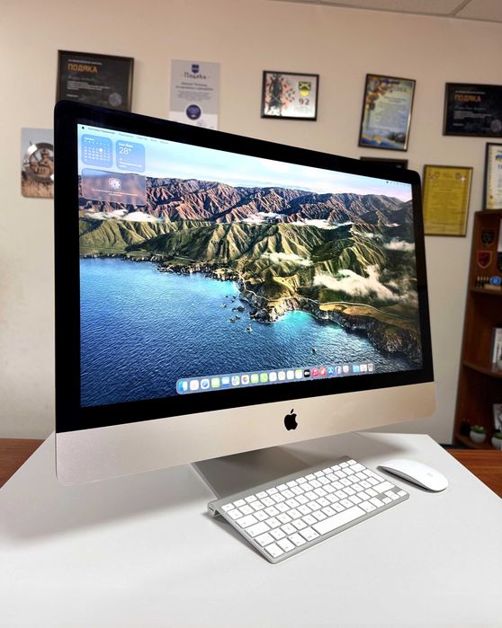 Apple iMac 27 Retina 5K 2020 i5-10500 10Gen 16GB SSD512 Radeon Pro 5300 4GB Оригінал Клавіатура+Мишка Гарантія