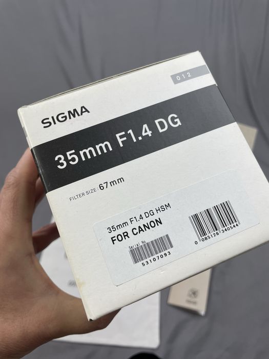 Sigma Art 35mm f1.4 DG HSM CANON