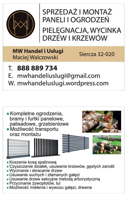 Wycinka, koszenie, przycinanie Tuji/żywopłotu