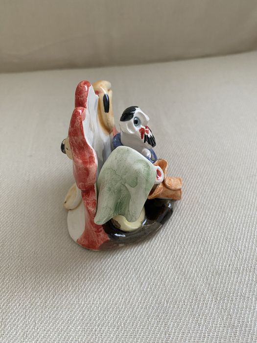 Mini-presépio arte popular-em argila vitrificada - Conceição Sapateiro