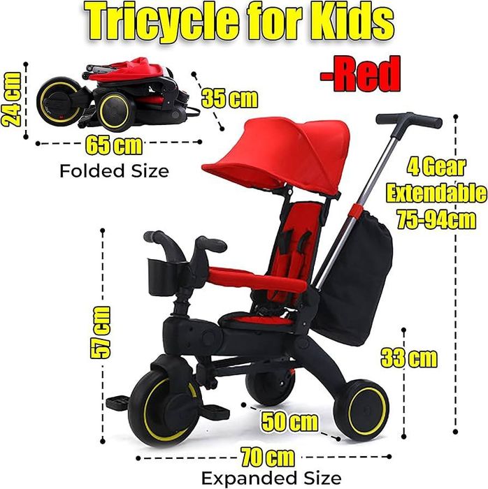 Беговел,велосипед Tri-cycle 7in1 трансформер с 1,5 до 5 лет,разн цвета