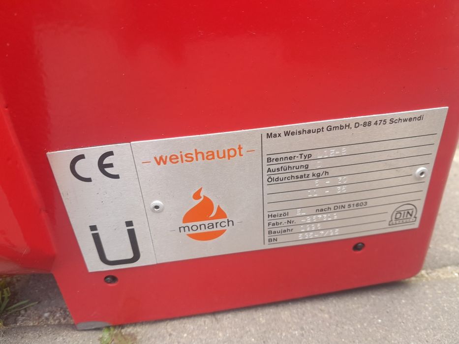 Palnik olejowy Weishaupt L1