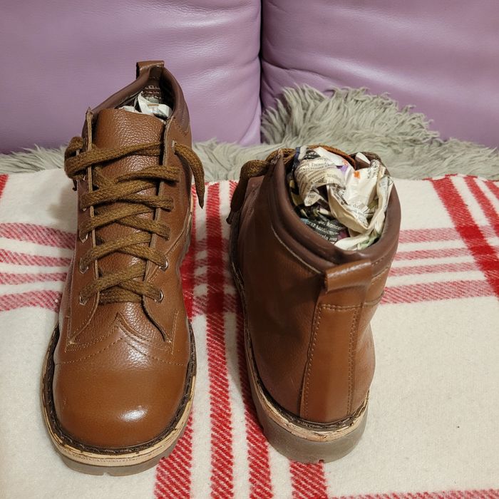 Buty robocze z PRL-u