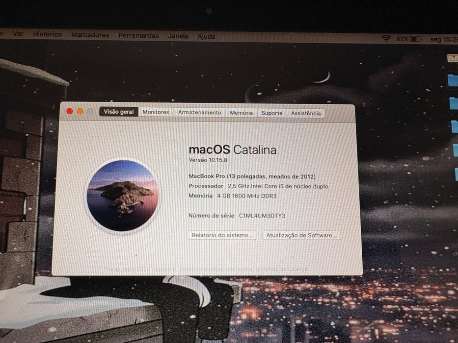 MacBook Pro 13" (Mid 2012) - SSD 480GB - Excelente Estado