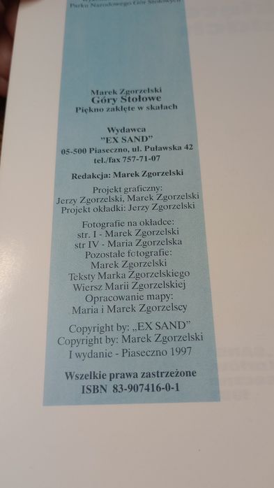 Góry Stołowe. Marek Zgorzelski
