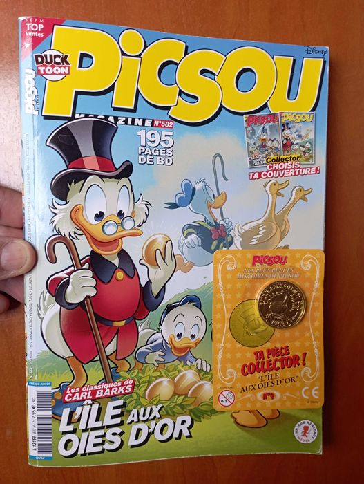 Picsou 582 - Com moeda de colecção