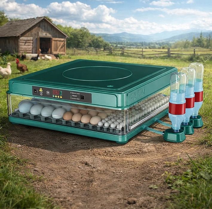 Під акумулятор! Інкубатор Автоматичний ПТАХА 220/12В Инкубатор