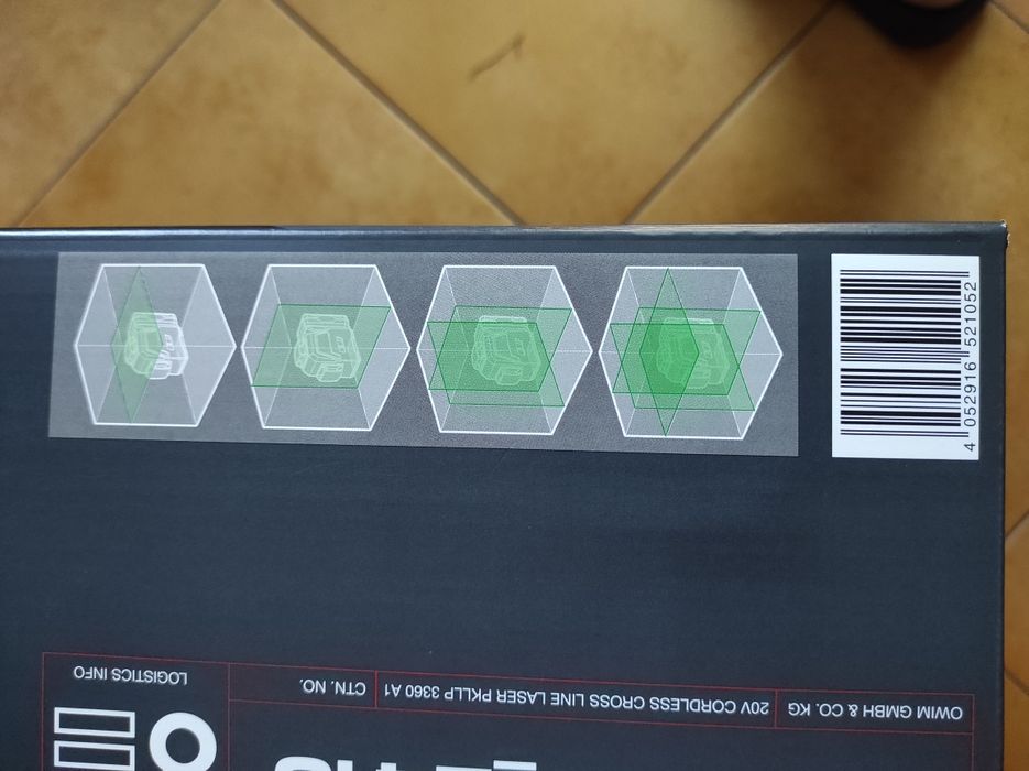 ПРОФЕСІЙНИЙ лазерний рівень НІМЕЧЧИНА Parkside PKLLP 3360 A1 лазер