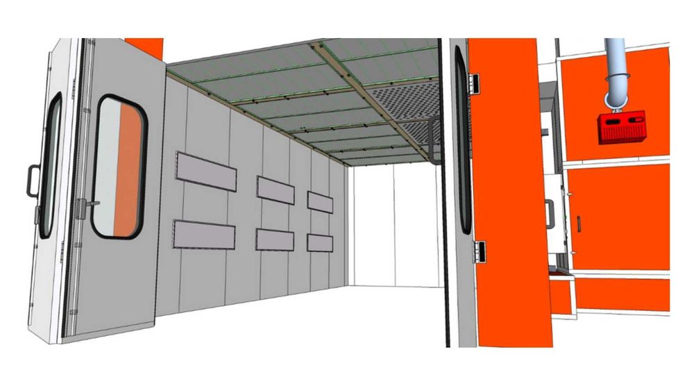 Kabina lakiernicza komora lakiernicza lakiernia samochodowa ABC-Group