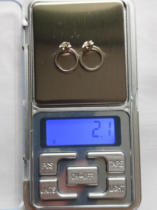 Срібні сережки пусети срібло 925