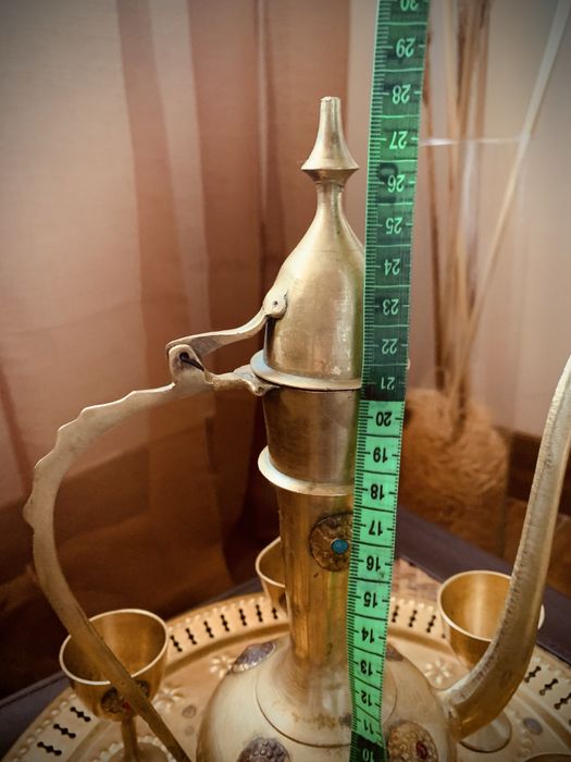 Conjunto cafeteira turca