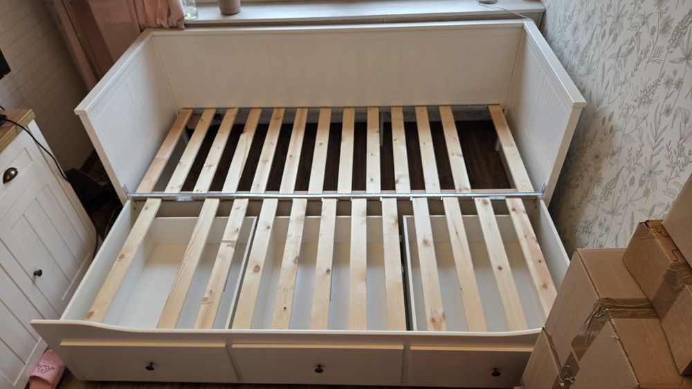 Łóżko Hemnes Ikea rozkładane