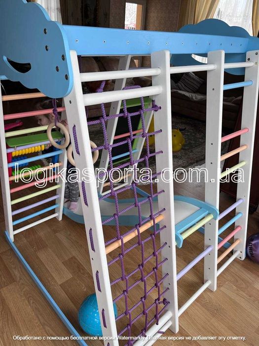 Игровая площадка, Детский спортивный комплекс, Качели, Горка,