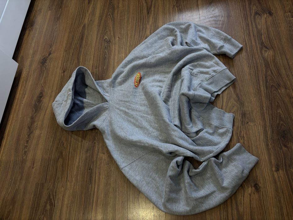 Szara bluza z kapturem Pegador, super stan, M, meska, boxy kroj