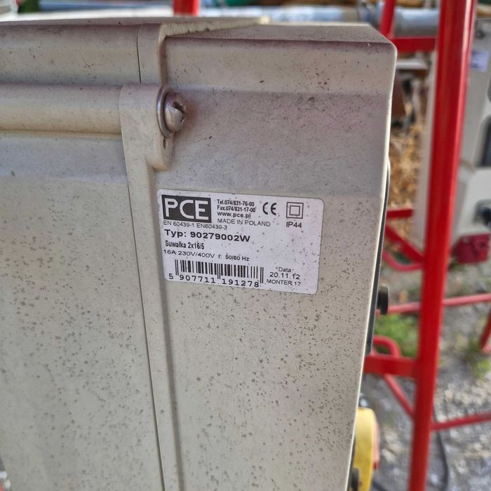 Rozdzielnia budowlana Erbetka 230V 380V