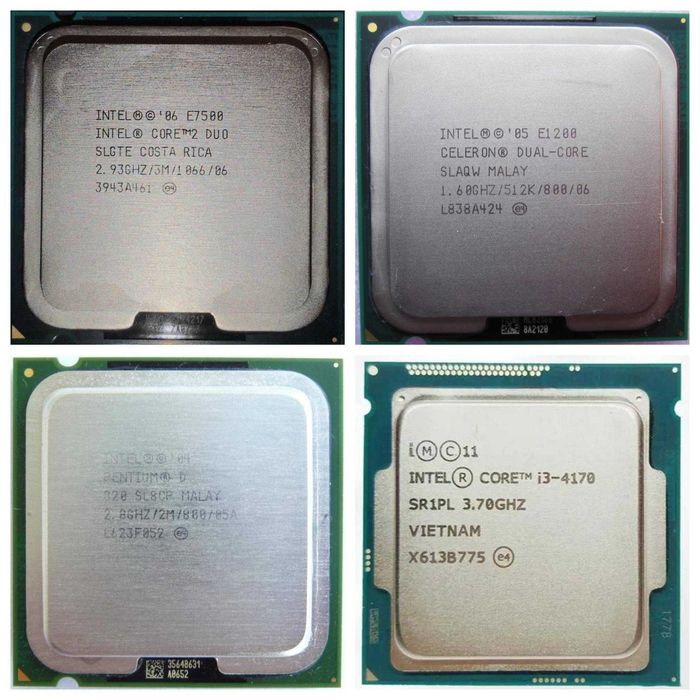 Процессоры для ПК и Ноутбуков одним лотом