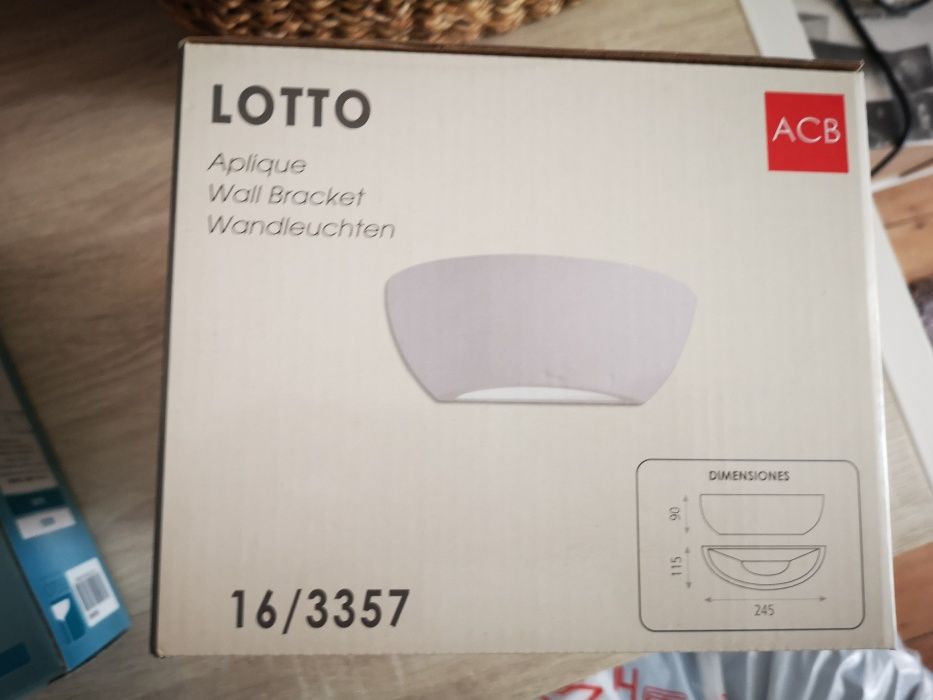 Plafon de Parede ACB LOTTO Matte Branco