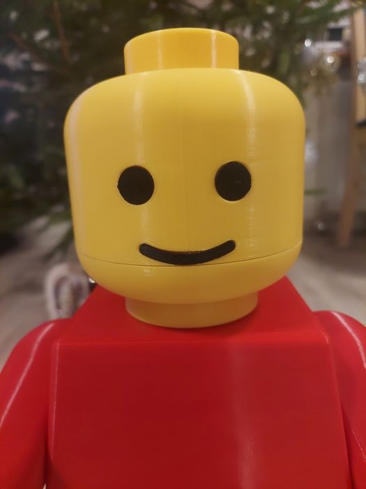 Ludzik LEGO, wysokość 40cm, druk 3D