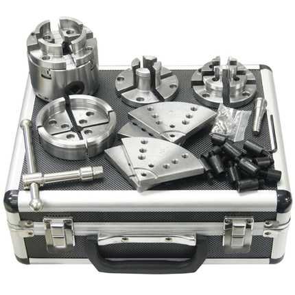 Токарный патрон по дереву 1х8 TPI диаметр 100 мм c ДОПОЛНИТ КУЛАЧКАМИ