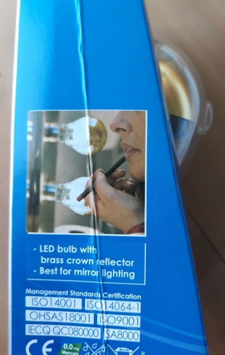 Lâmpada LED para maquilhagem