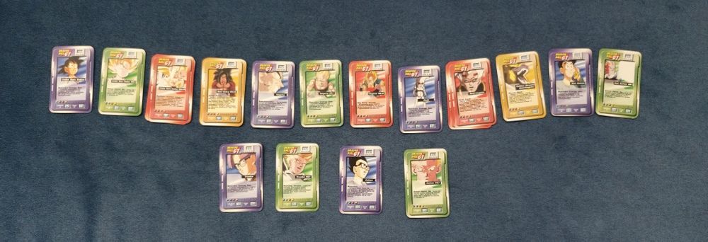 Karty dragonball 156szt. Z tego 43szt. Duplikaty