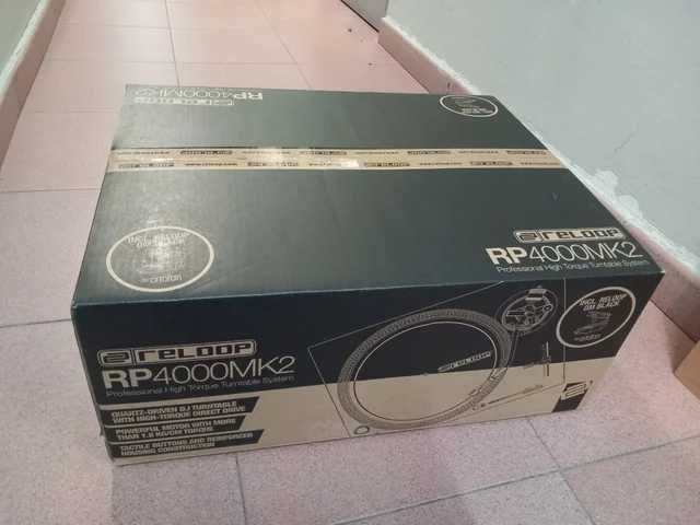 Reloop RP-4000 MK2 + Ortofon OM Black + кришка + адаптер + аудіокабель
