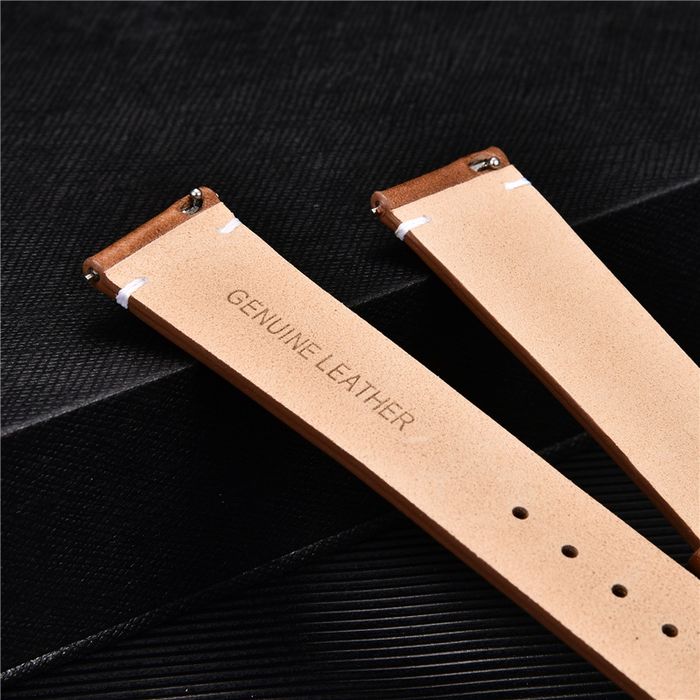 Bracelete Pele Bege 22mm