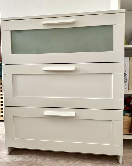 Biała komoda Ikea Brimnes używana