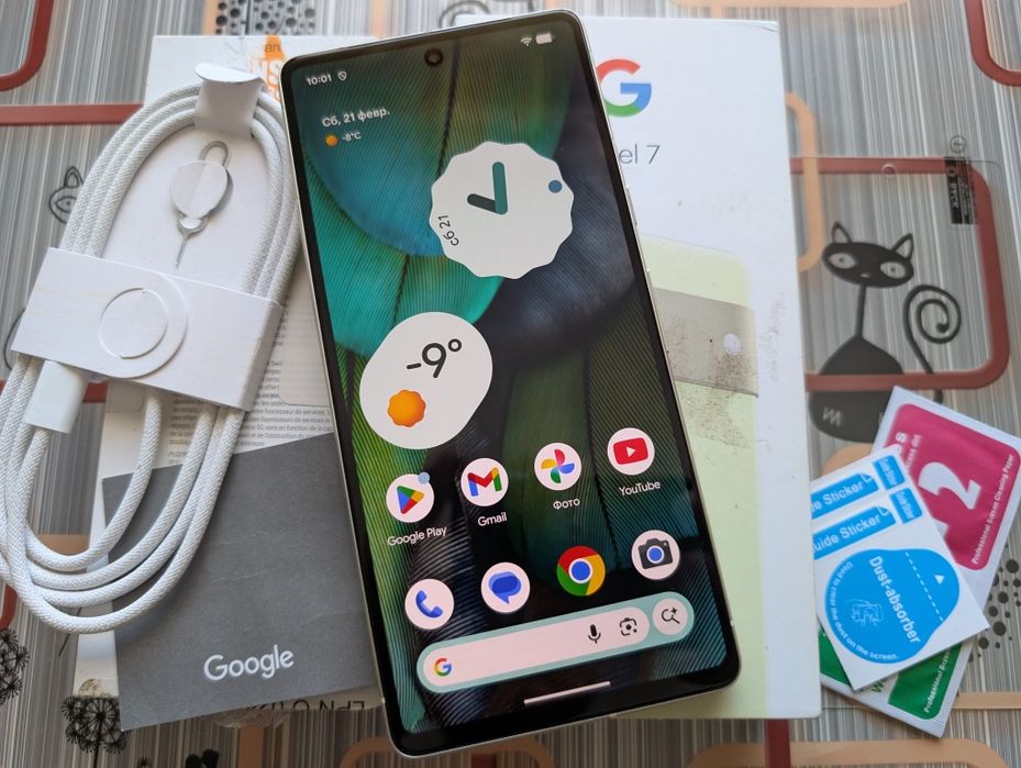 Google Pixel 7 Lemongrass 8-128Gb/Neverlock/2 Sim/NFC/160 циклів
