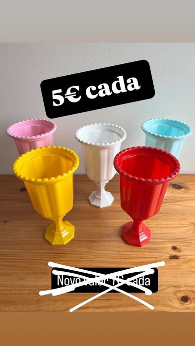 Vasos para decoração de festas infantis