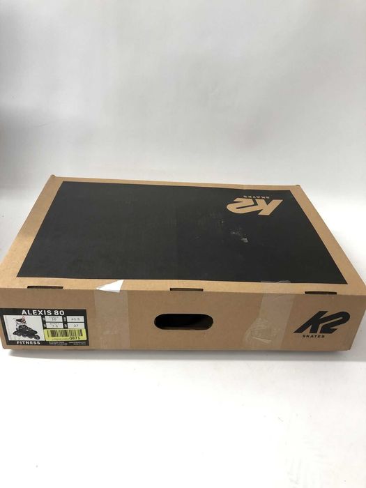 K2 Alexis 80 dla kobiet, czarne-pomarańczowe, rolki fitness